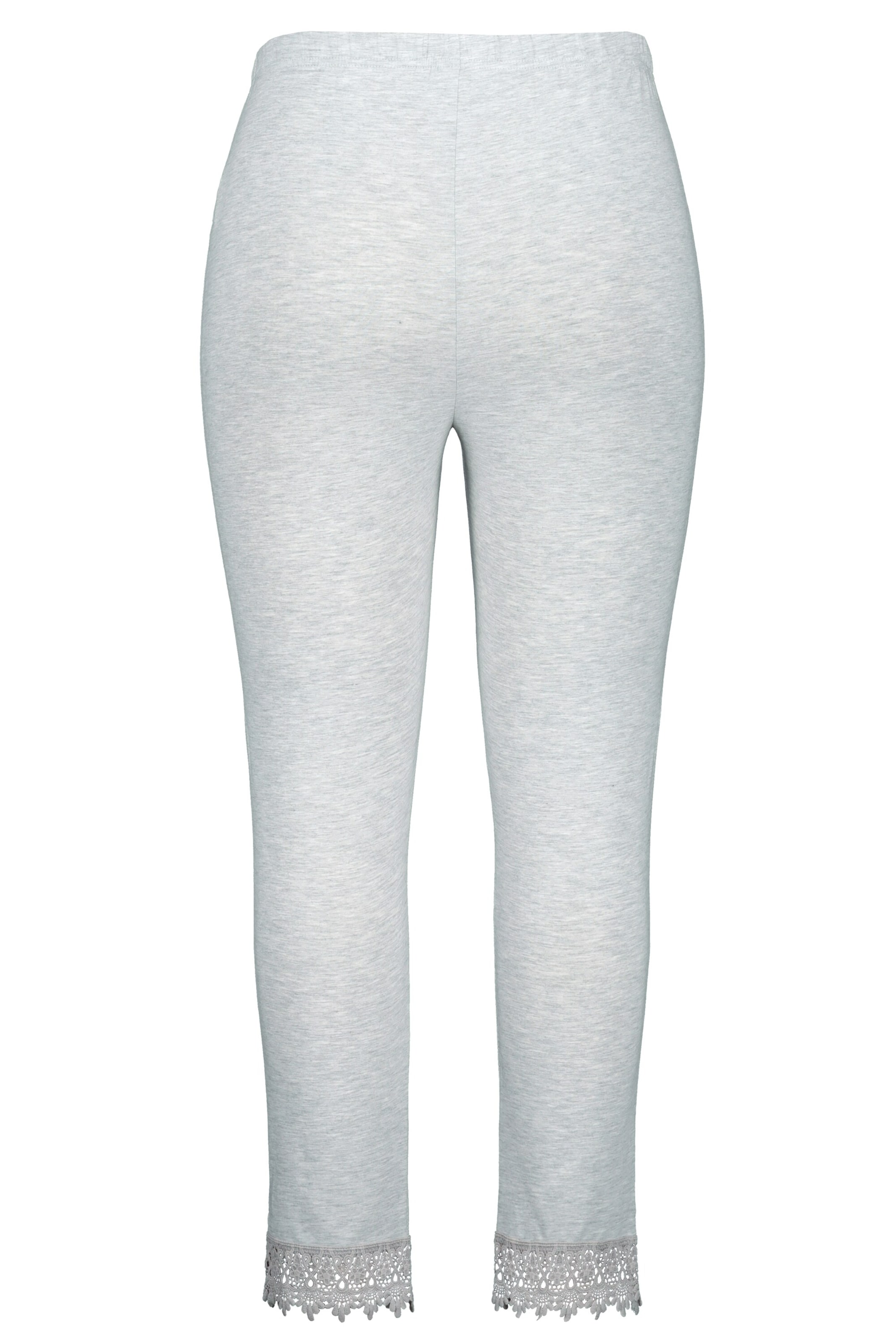 Ulla Popken Skinny Broek in Grijs