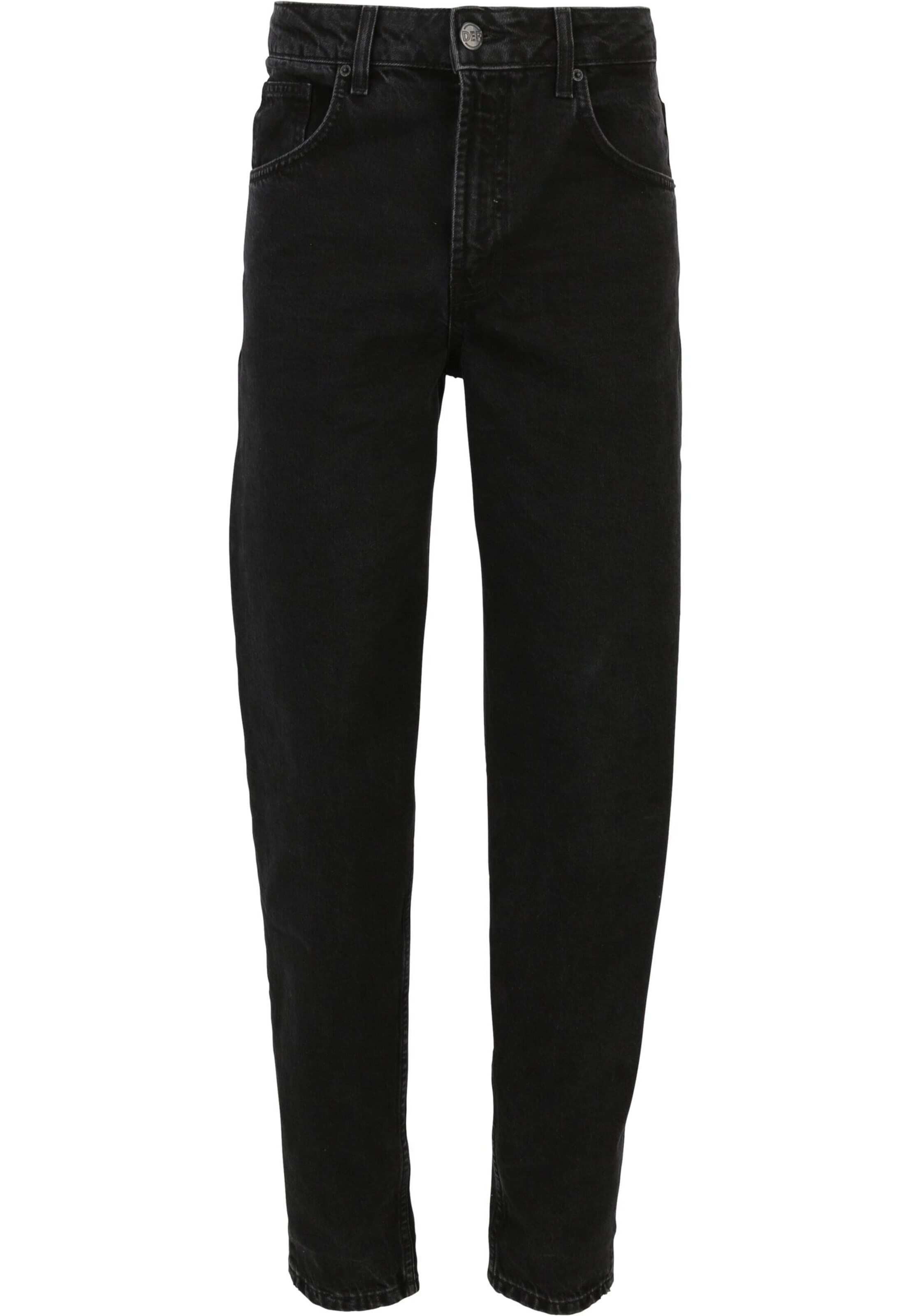 DEF Дънки в черно: отпред