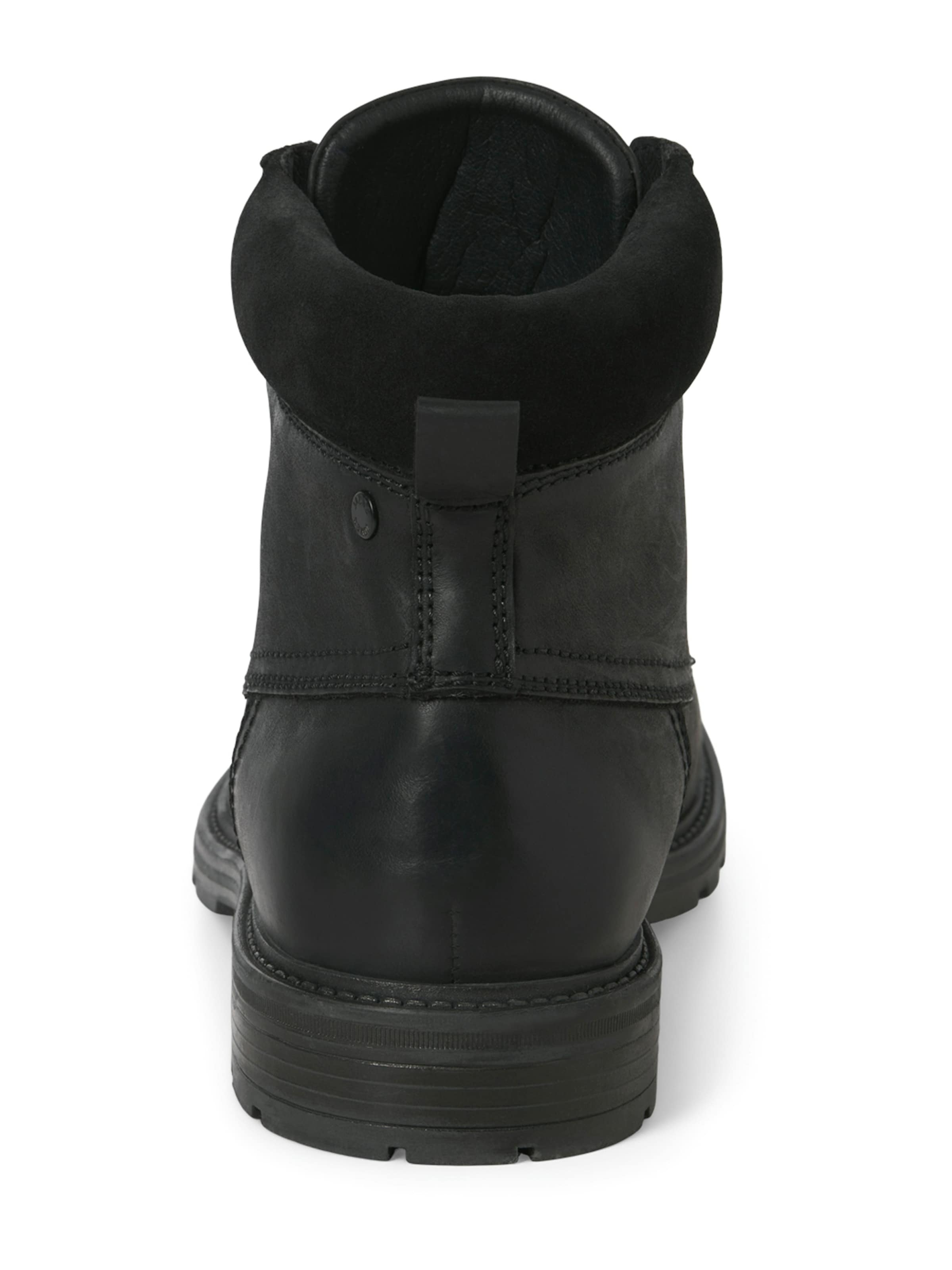 JACK & JONES Ботинки на шнуровке 'JFWCRANFIELD' в Черный