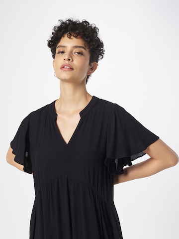 Robe-chemise 'Marrakech' ICHI en noir