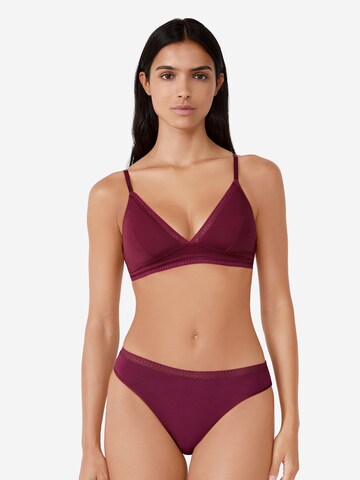 ETAM Panty 'Happily We Care' in Red