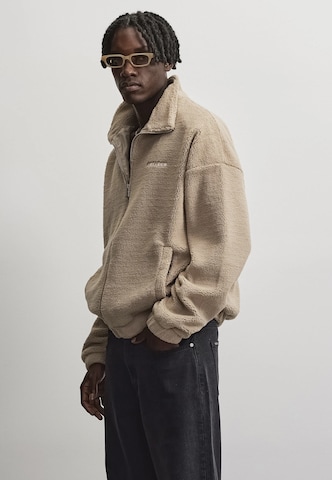 Pegador Fleece jas in Beige: voorkant