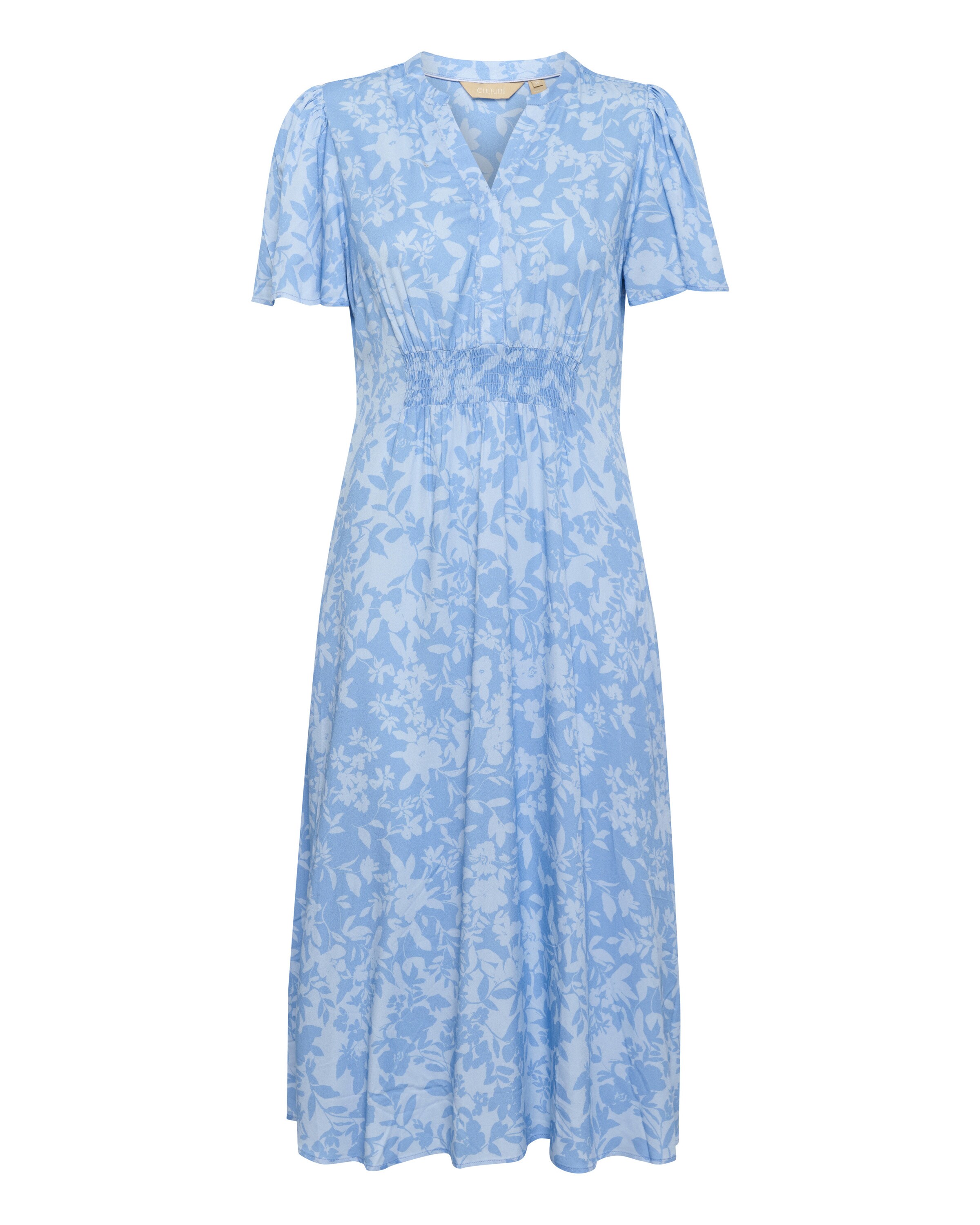 CULTURE Sommerkjole 'Jenny' i blå: forside