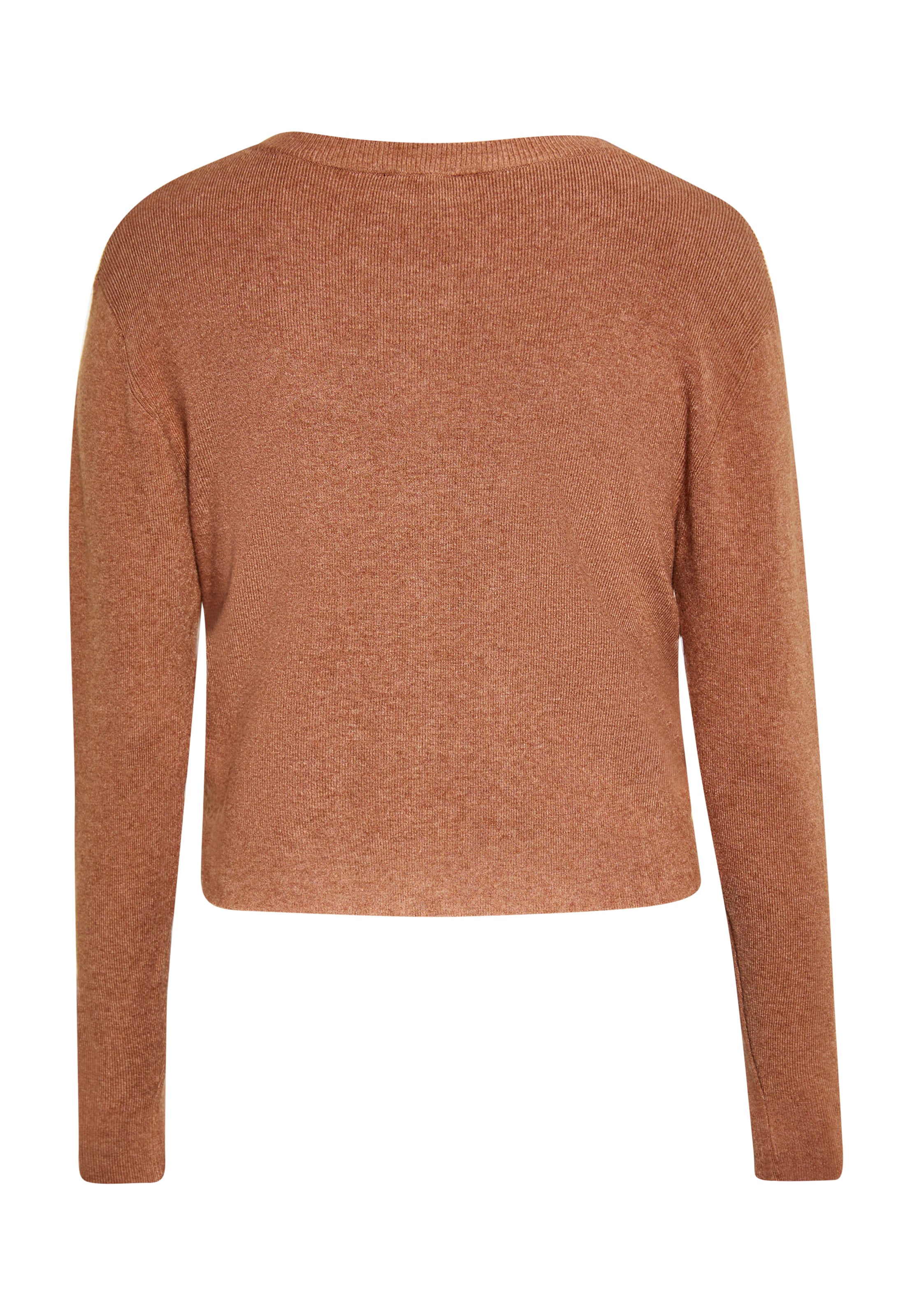 faina Πλεκτή ζακέτα σε καφέ