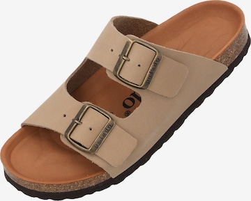 Palado Mules 'Korfu' in Brown: front