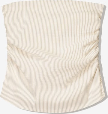 Haut Bershka en beige : devant