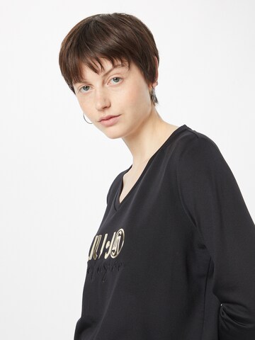 Liu Jo Sweatshirt 'CHIUSA' in Schwarz