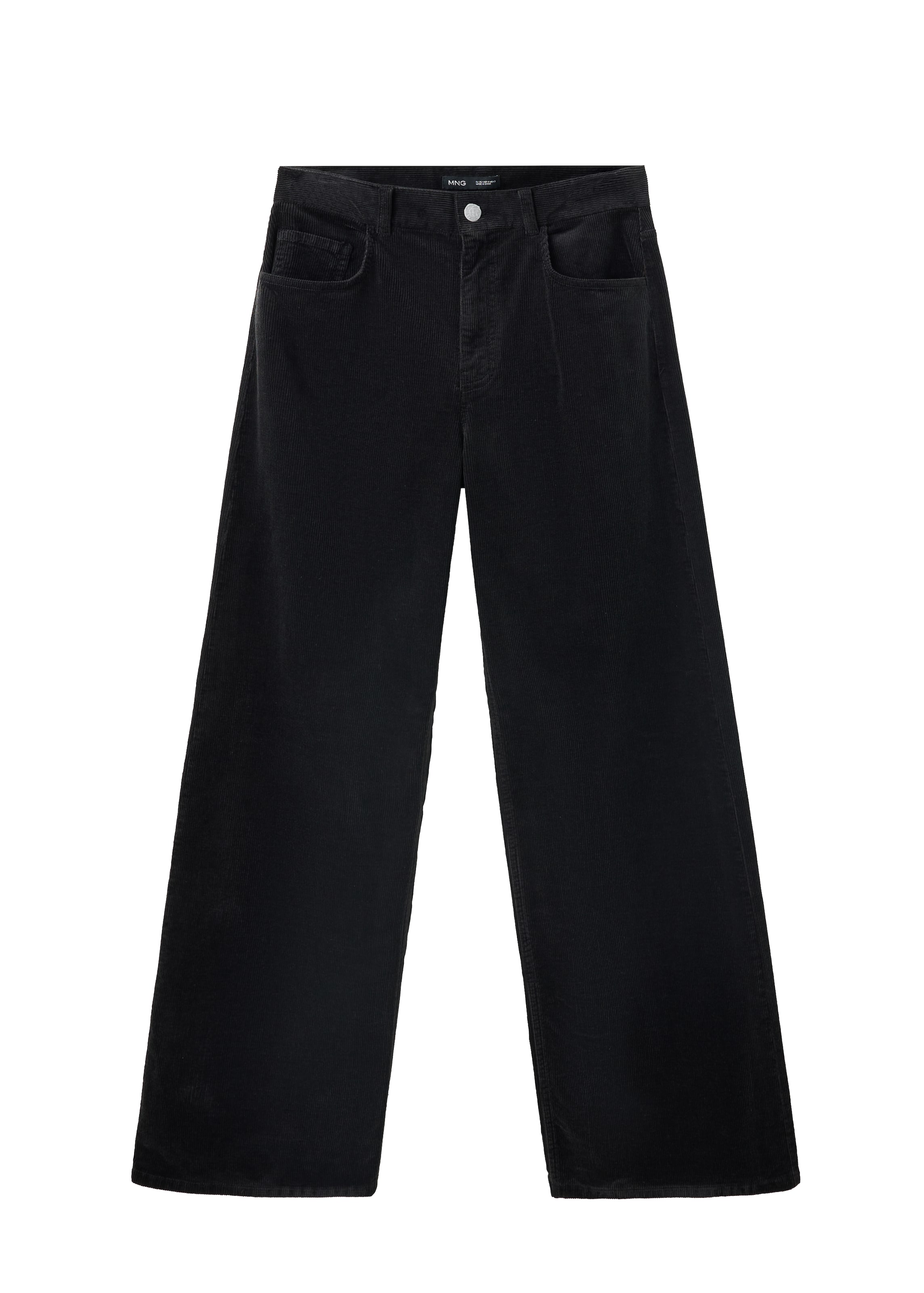 Loosefit Pantaloni 'Carmen' di MANGO in nero: frontale