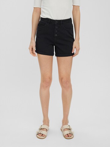 VERO MODA Regular Jeans 'Nineteen' in Black: front