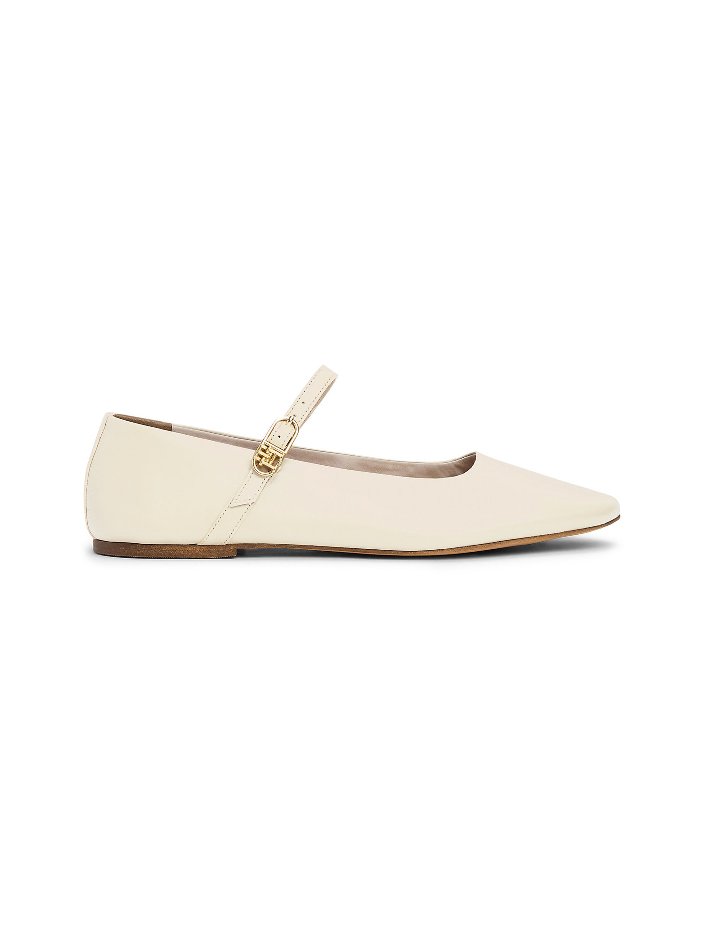 TOMMY HILFIGER Strap ballerina in Beige