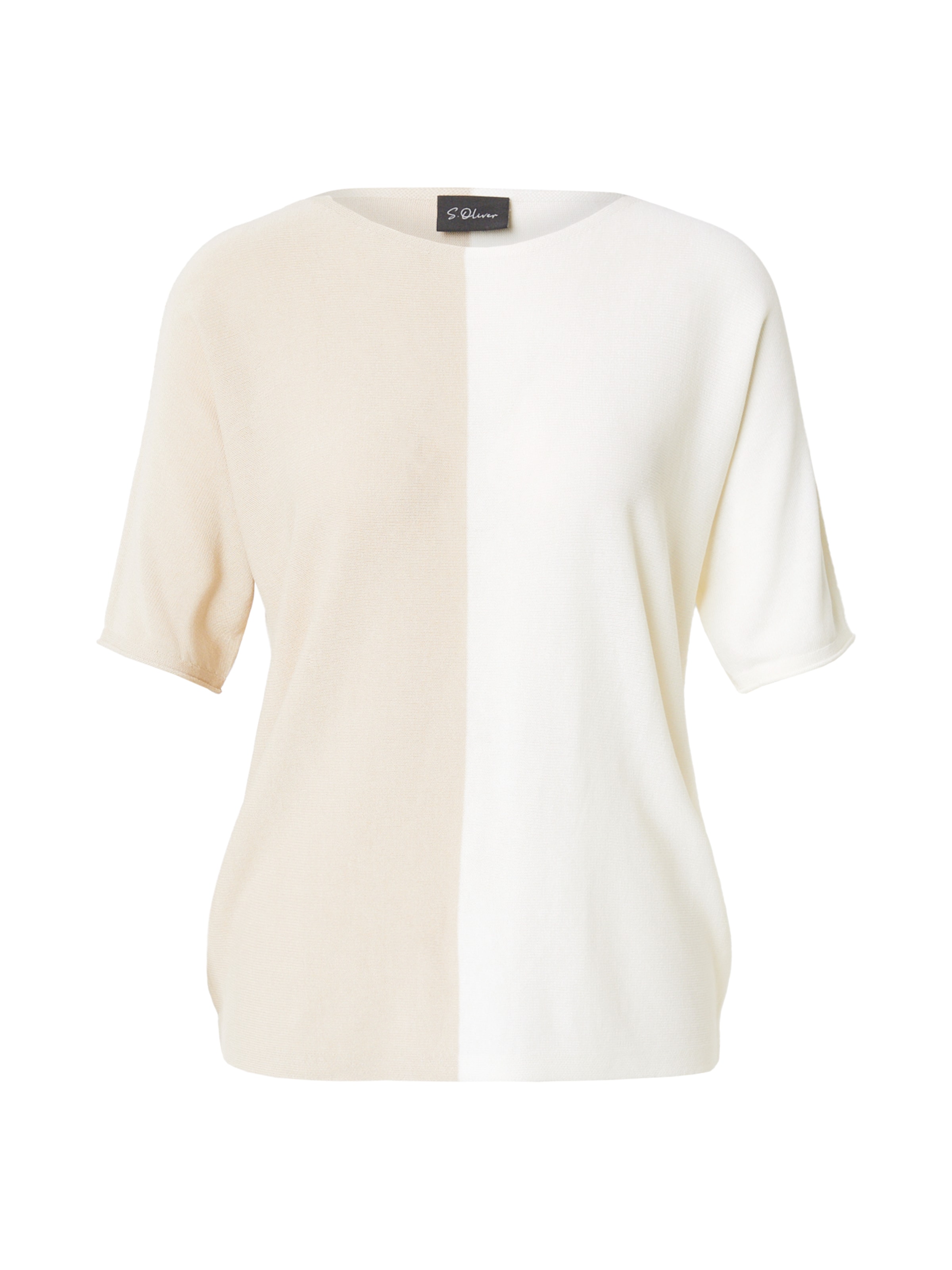 s.Oliver BLACK LABEL Trui in Beige: voorkant