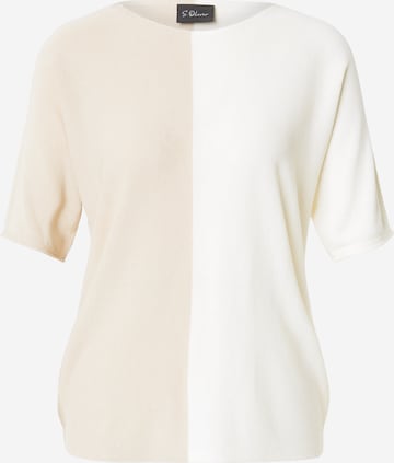 s.Oliver BLACK LABEL Pullover in Beige: Vorderseite