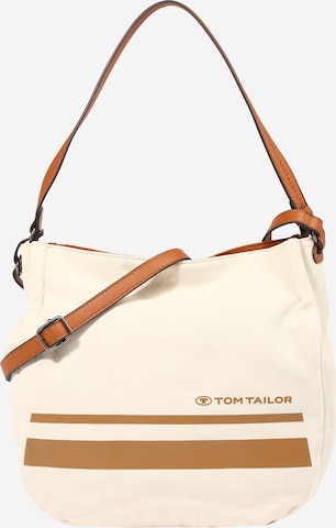 TOM TAILOR Crossbody Bag 'Ella' in Beige: front