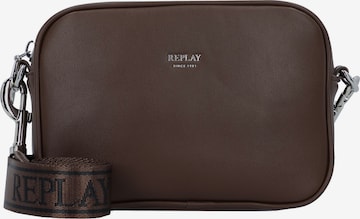 Borsa a tracolla di REPLAY in marrone: frontale