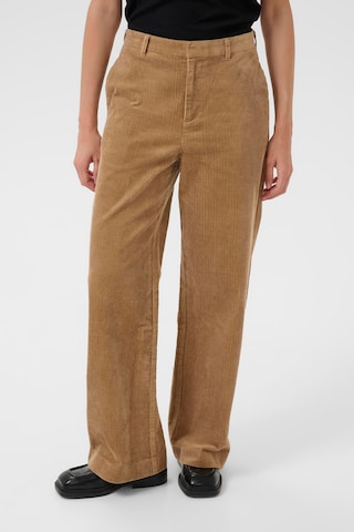 Pantalon Part Two en beige : devant