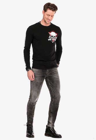 CIPO & BAXX Skinny Jeans in Zwart