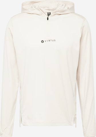 Virtus Sportsweatshirt 'Bale' in Wit: voorkant