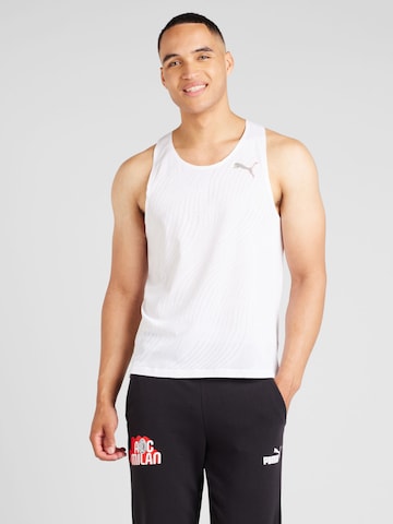 PUMA Performance Shirt 'RUN ULTRASPUN' in White: front
