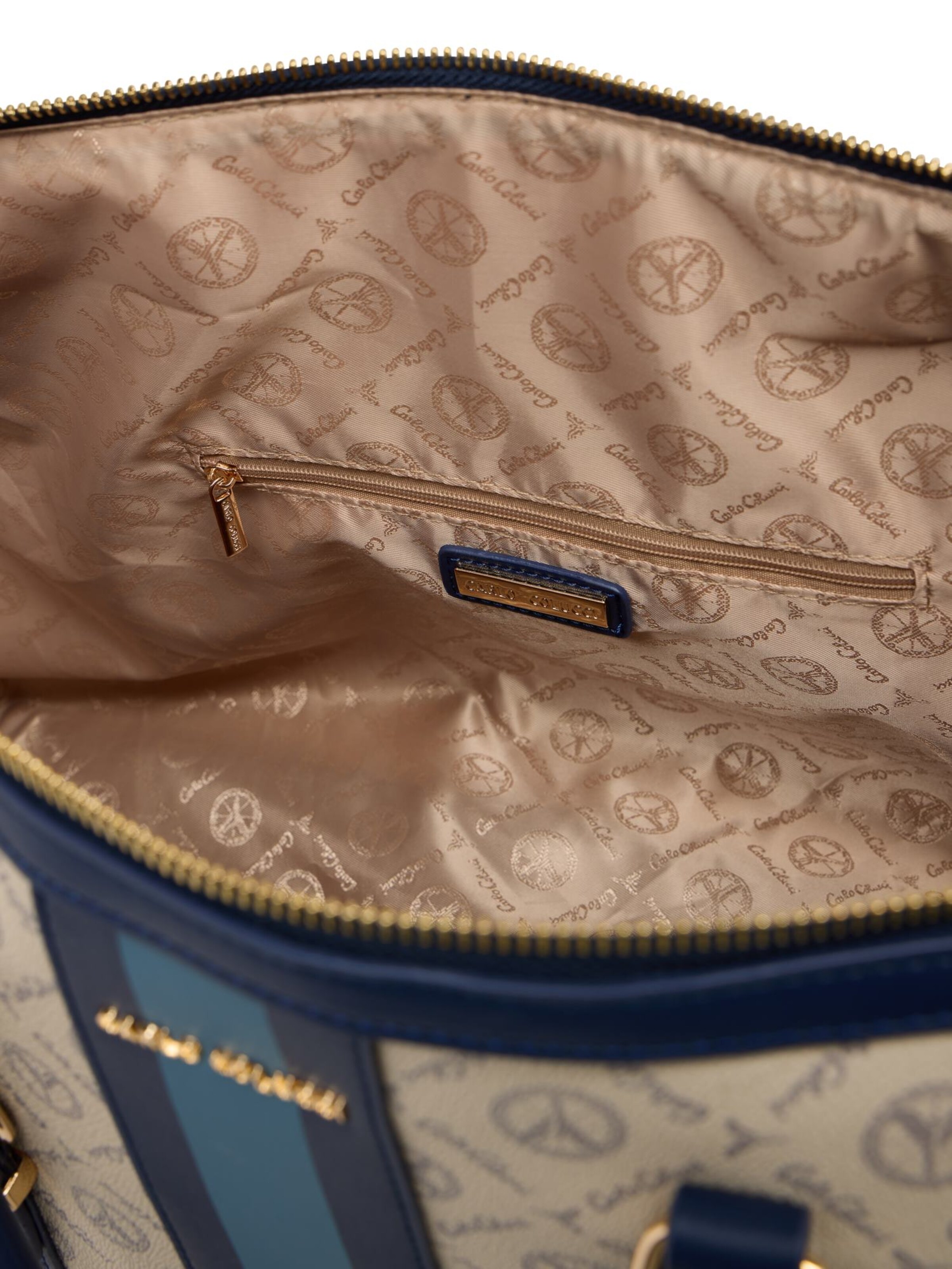 Carlo Colucci Weekender ' Detassis ' in Beige