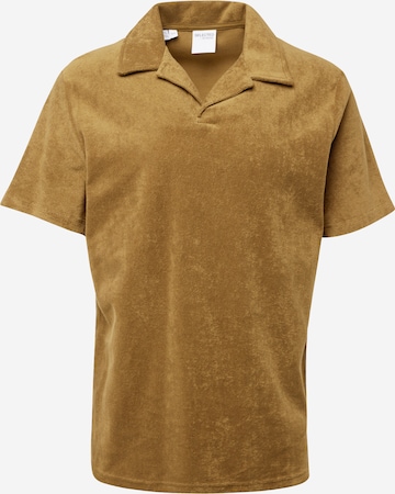 SELECTED HOMME - Camiseta 'TALON' en verde: frente