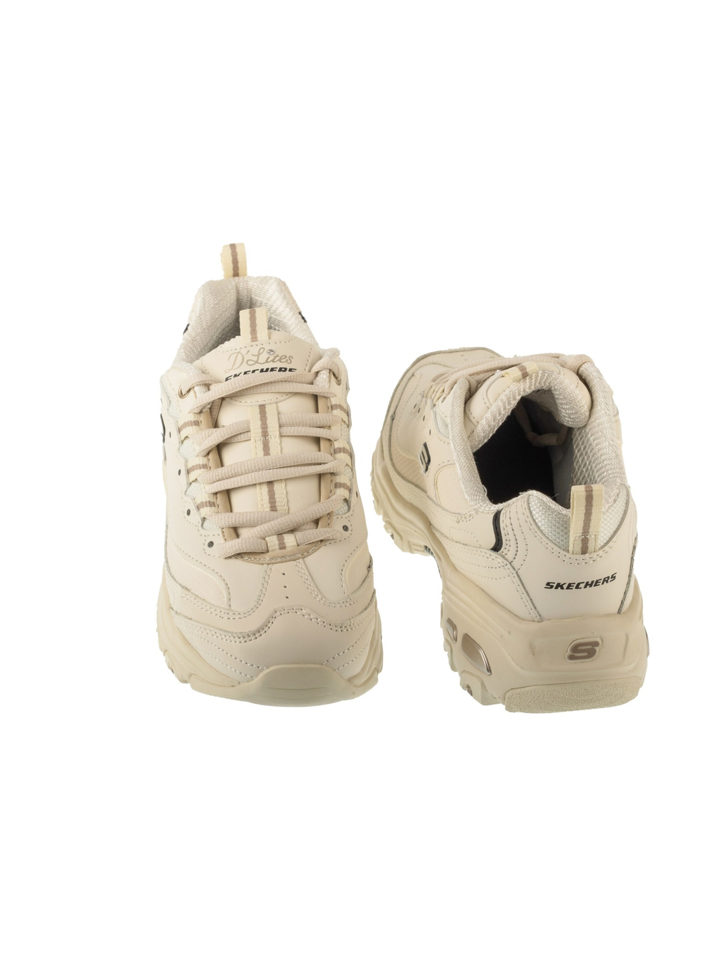 SKECHERS Nizke superge 'D'Lites - Fresh Start' | bež barva