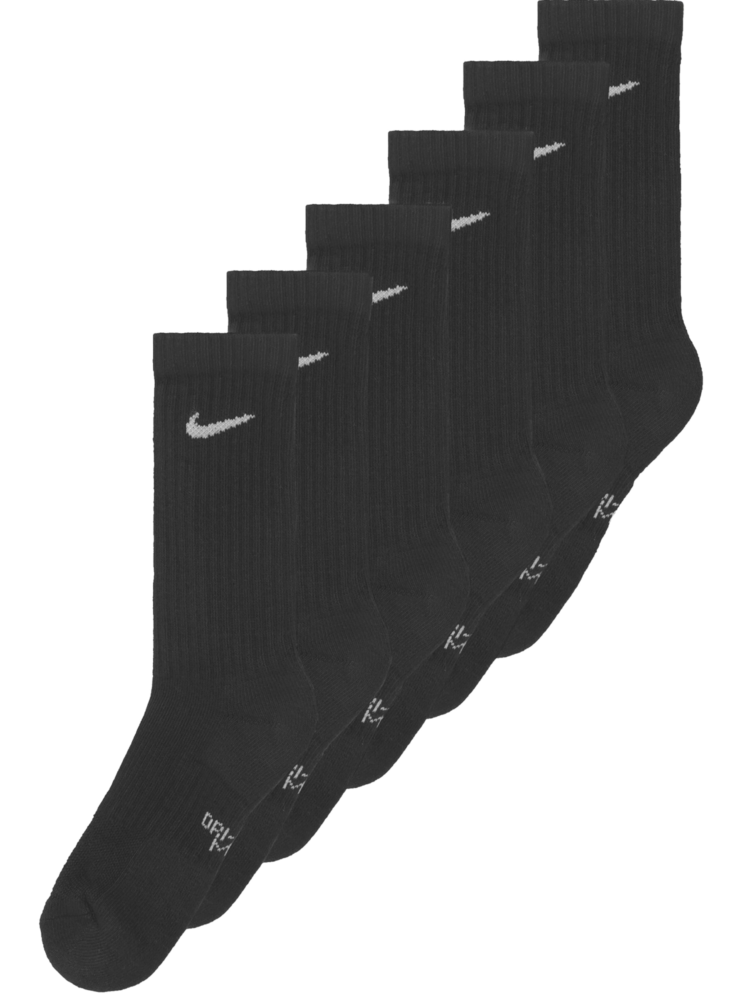 Șosete sport 'Everyday' de la NIKE pe negru: față