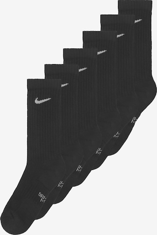 NIKE Sportsocken 'Everyday' in Schwarz: Vorderseite