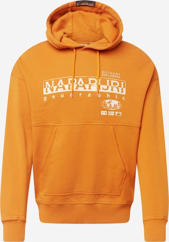 Sweat-shirt 'BEB' NAPAPIJRI en orange : devant