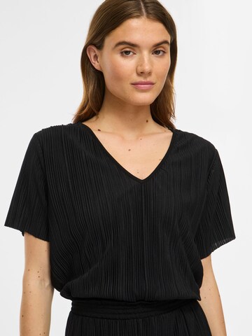 VILA T-Shirt 'VIPlis' in Schwarz