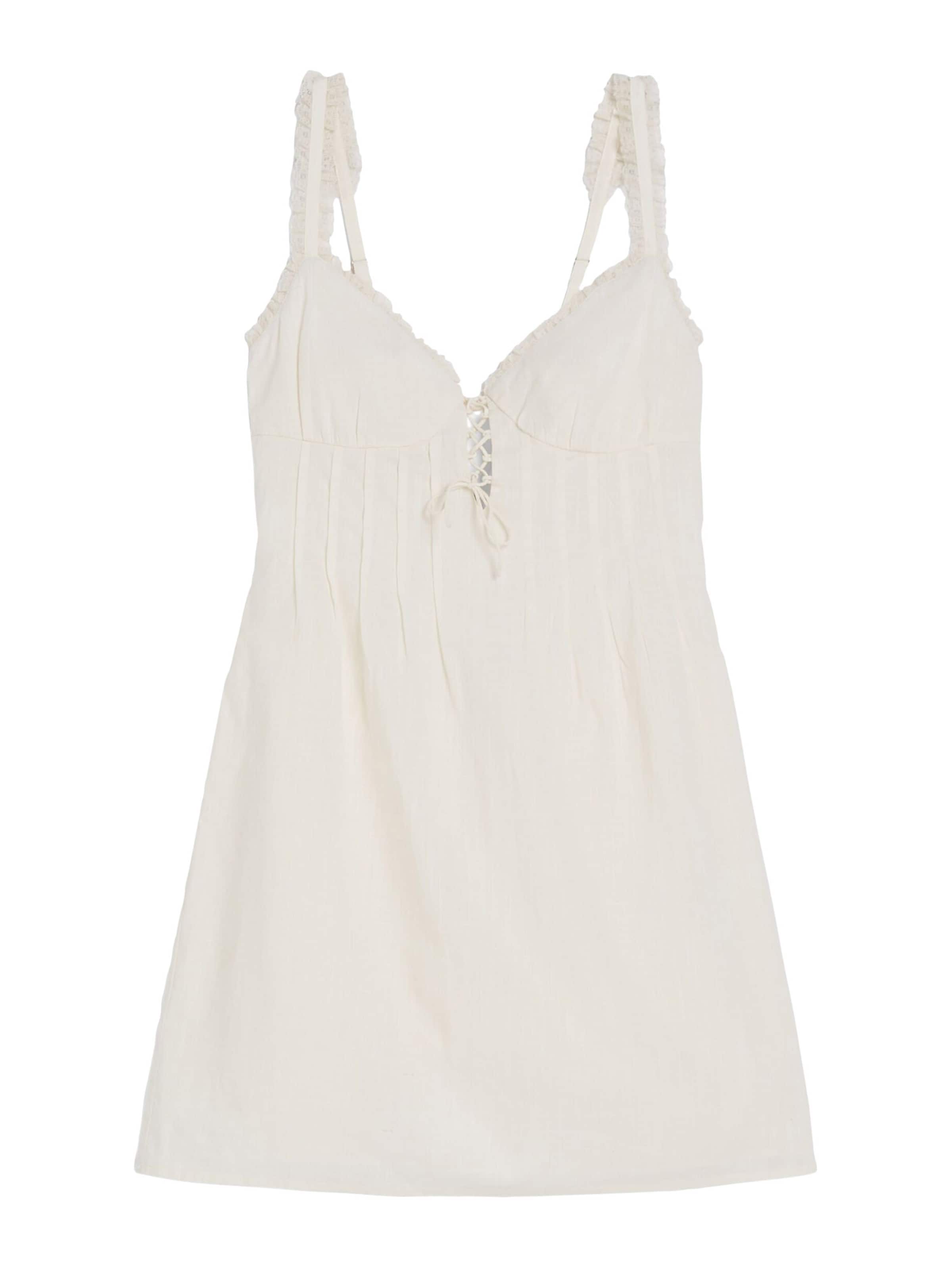 Bershka Nyári ruhák - bézs: elől