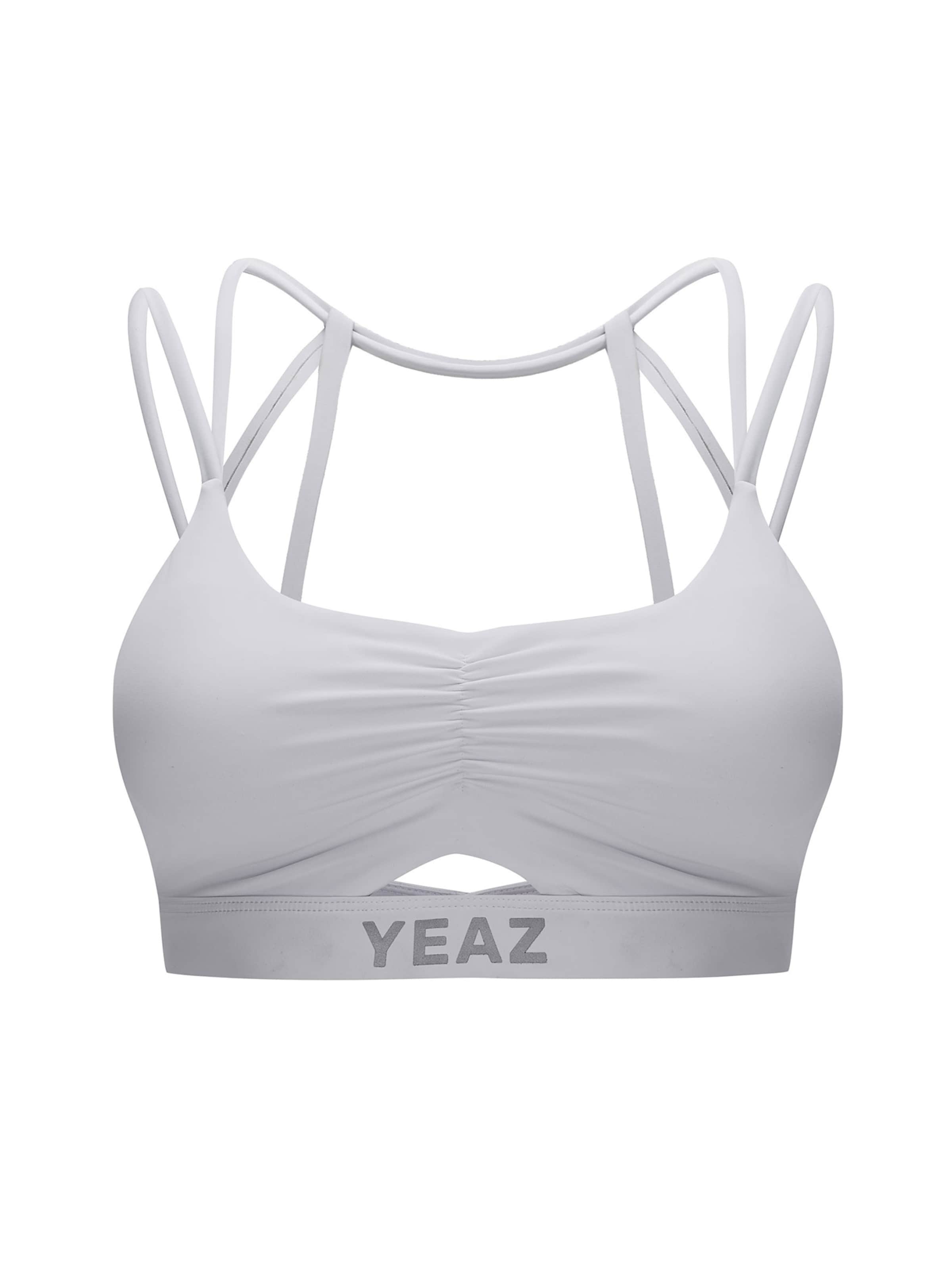 YEAZ Top sportowy 'Horizon' w kolorze biały: przód