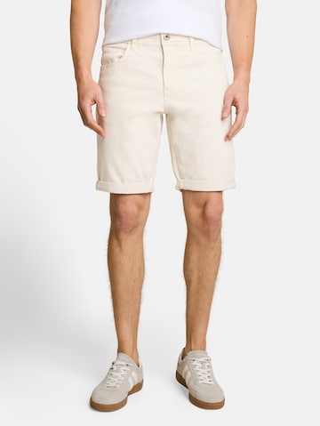 TOM TAILOR Regular Jeans 'Josh' in Wit: voorkant