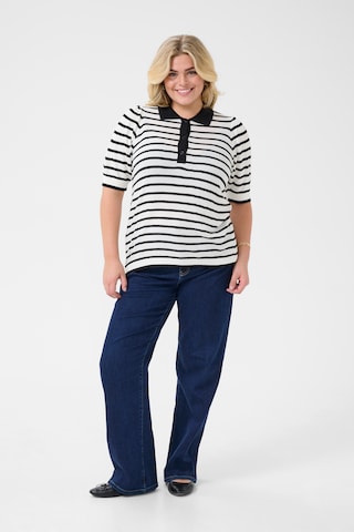 Pull-over 'Amana' KAFFE CURVE en blanc