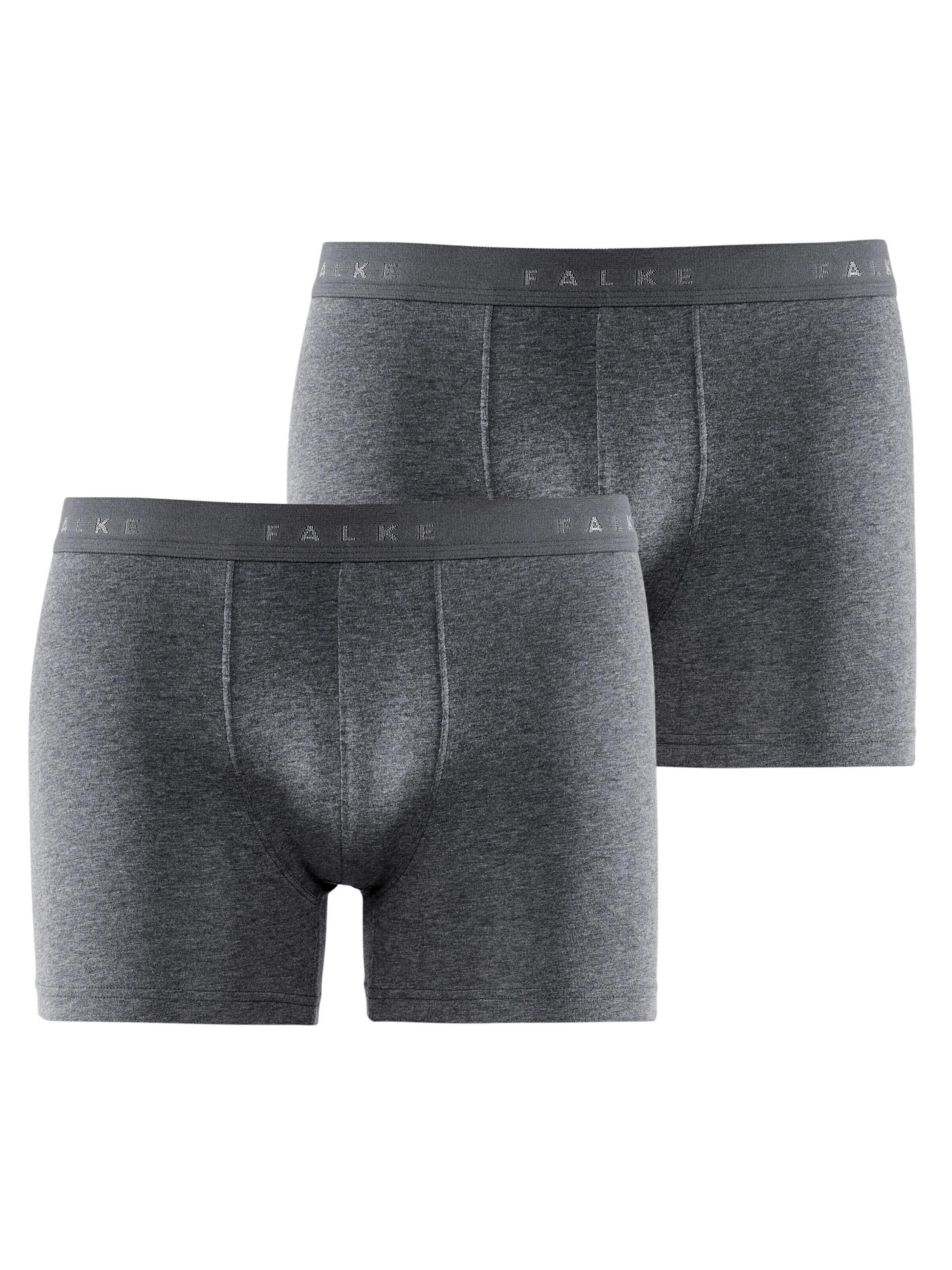 FALKE Boxershorts '2-Pack'‌‌‌‌‌‌ in Grau: Vorderseite