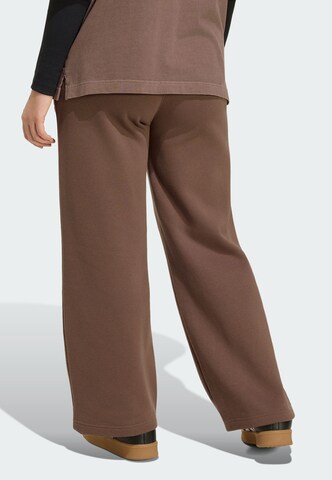 Wide leg Pantaloni 'Essentials' de la ADIDAS ORIGINALS pe maro