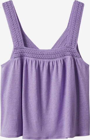 MANGO Top 'MILEY' in Purple: front