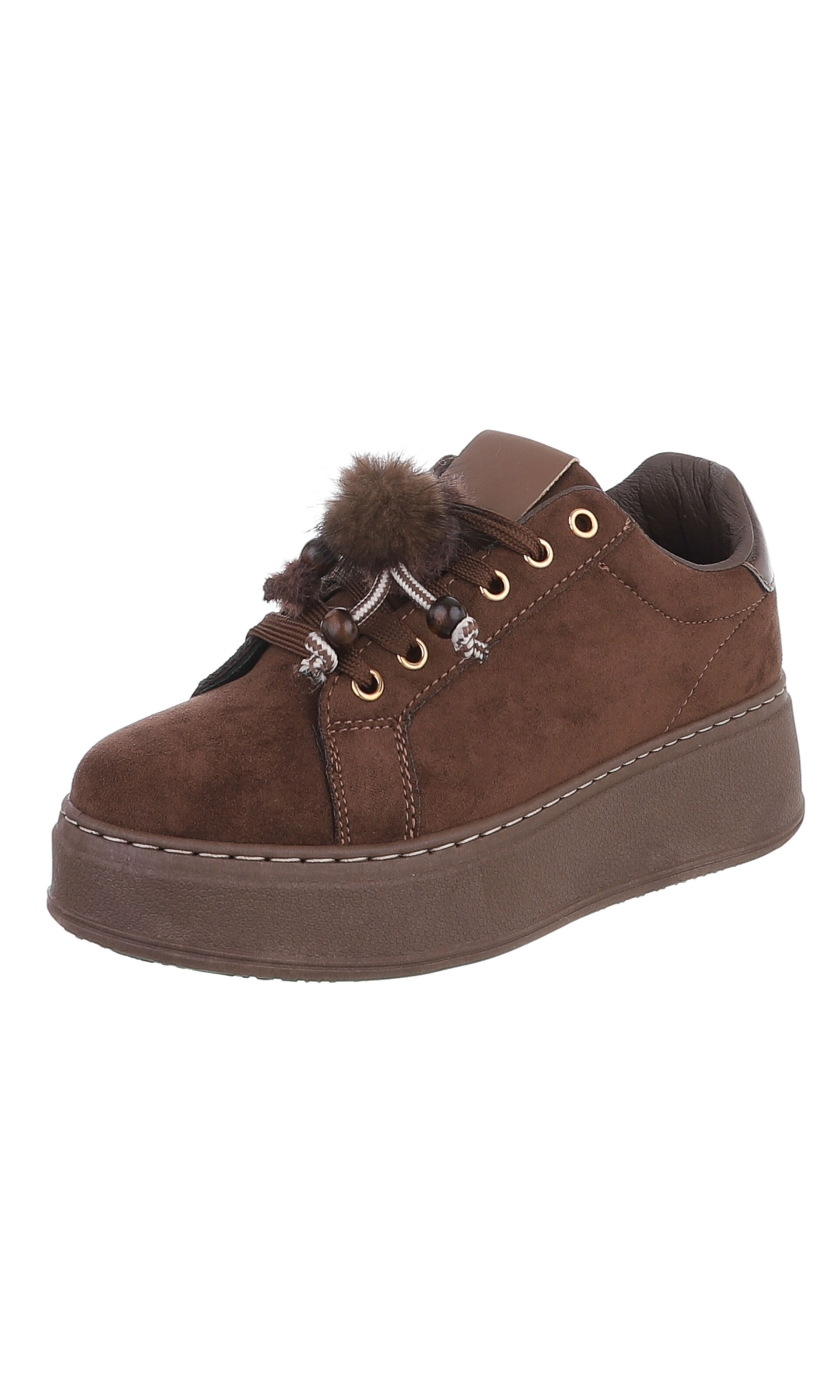 Ital-Design Sneakers in Brown: front