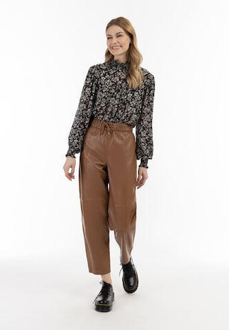 DreiMaster Vintage Loose fit Trousers in Brown