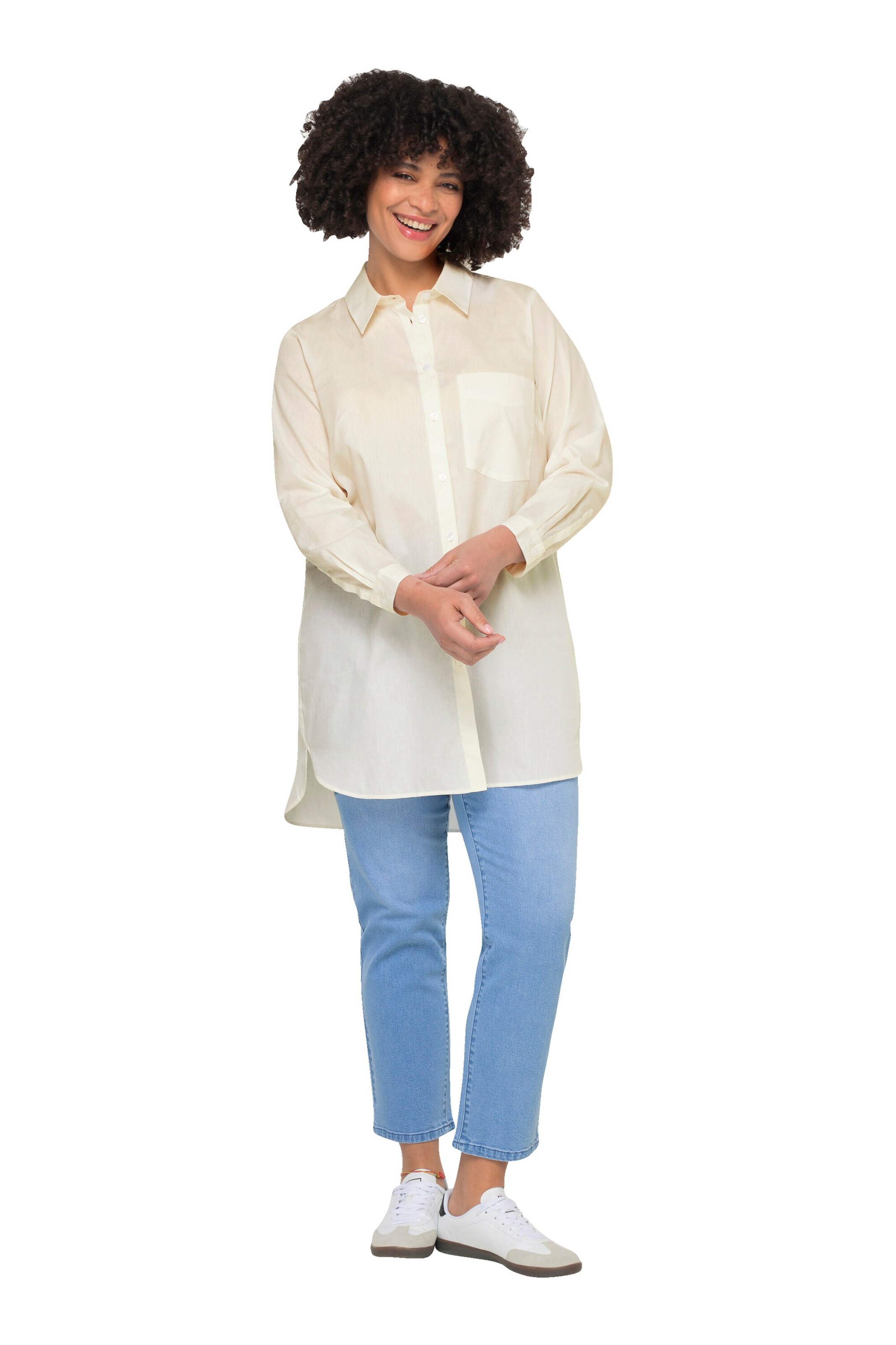 Angel of Style Bluse in Beige