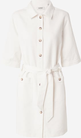 ECOALF Košilové šaty 'MARMOL' – bílá: přední strana