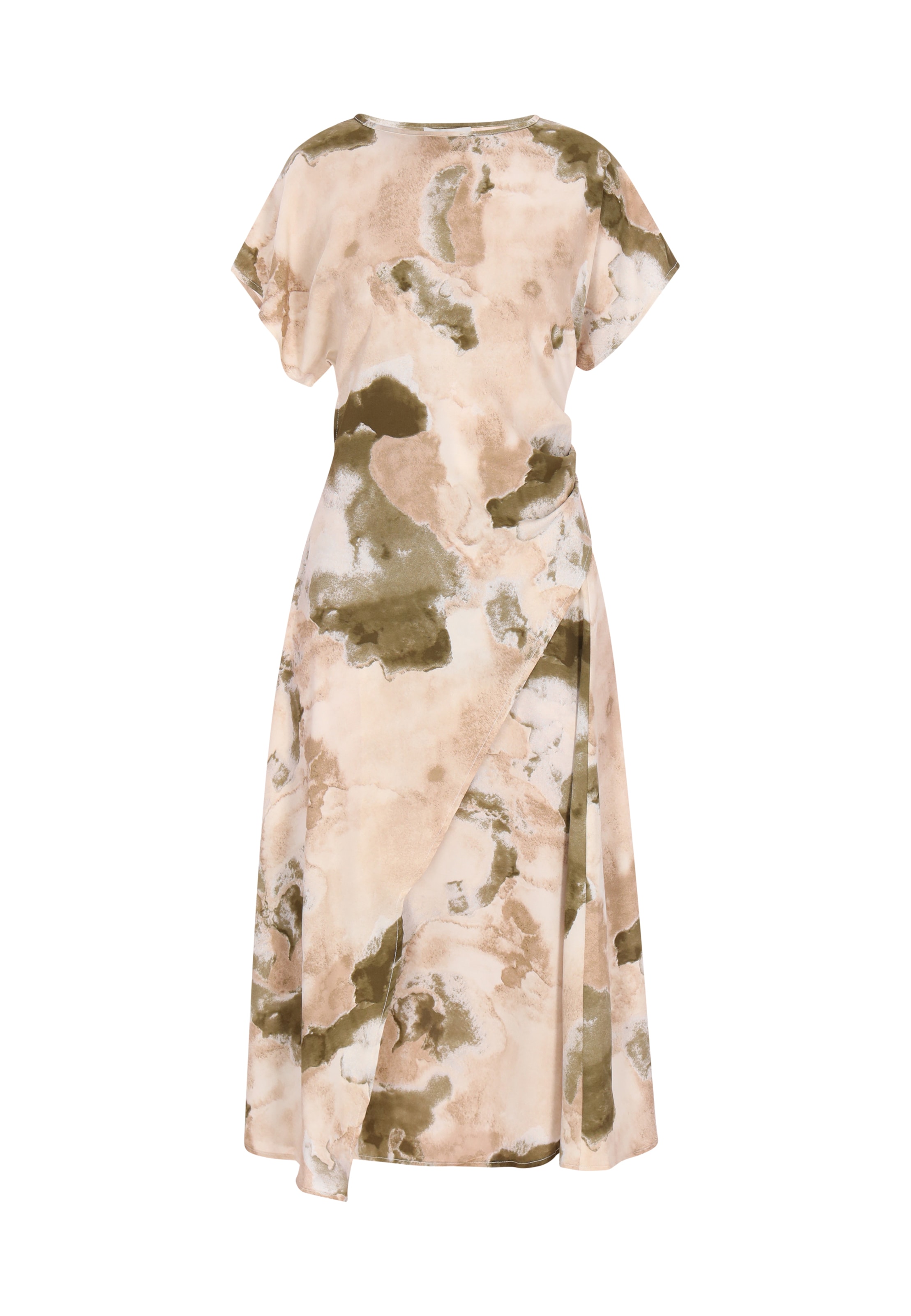 Usha - Vestido en beige: frente