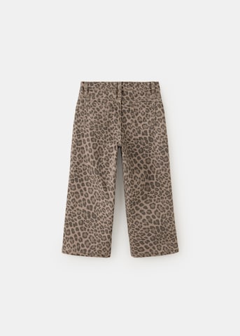 MANGO KIDS Wide Leg Jeans in Braun