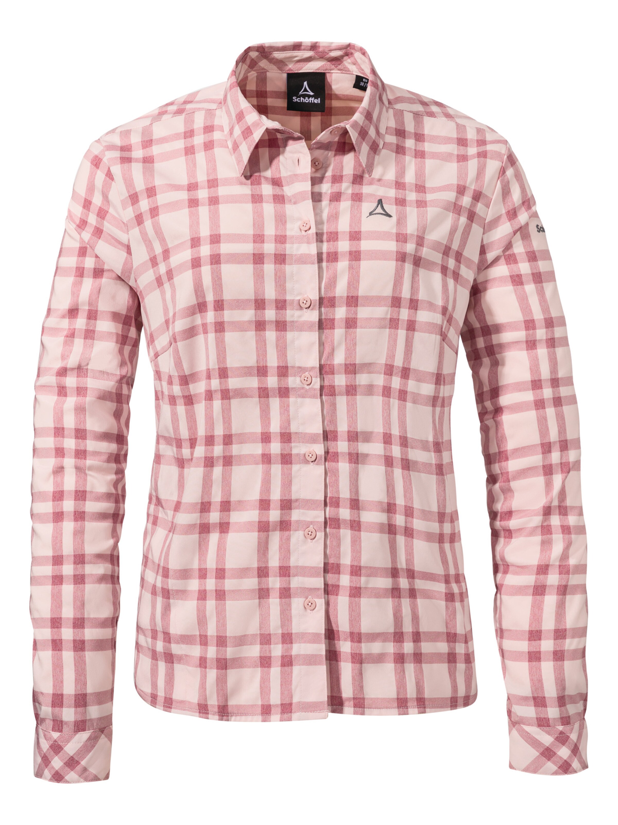 Schöffel Blusen ' Hiking Blouse Style Dynkur WMS ' in Pink: Vorderseite
