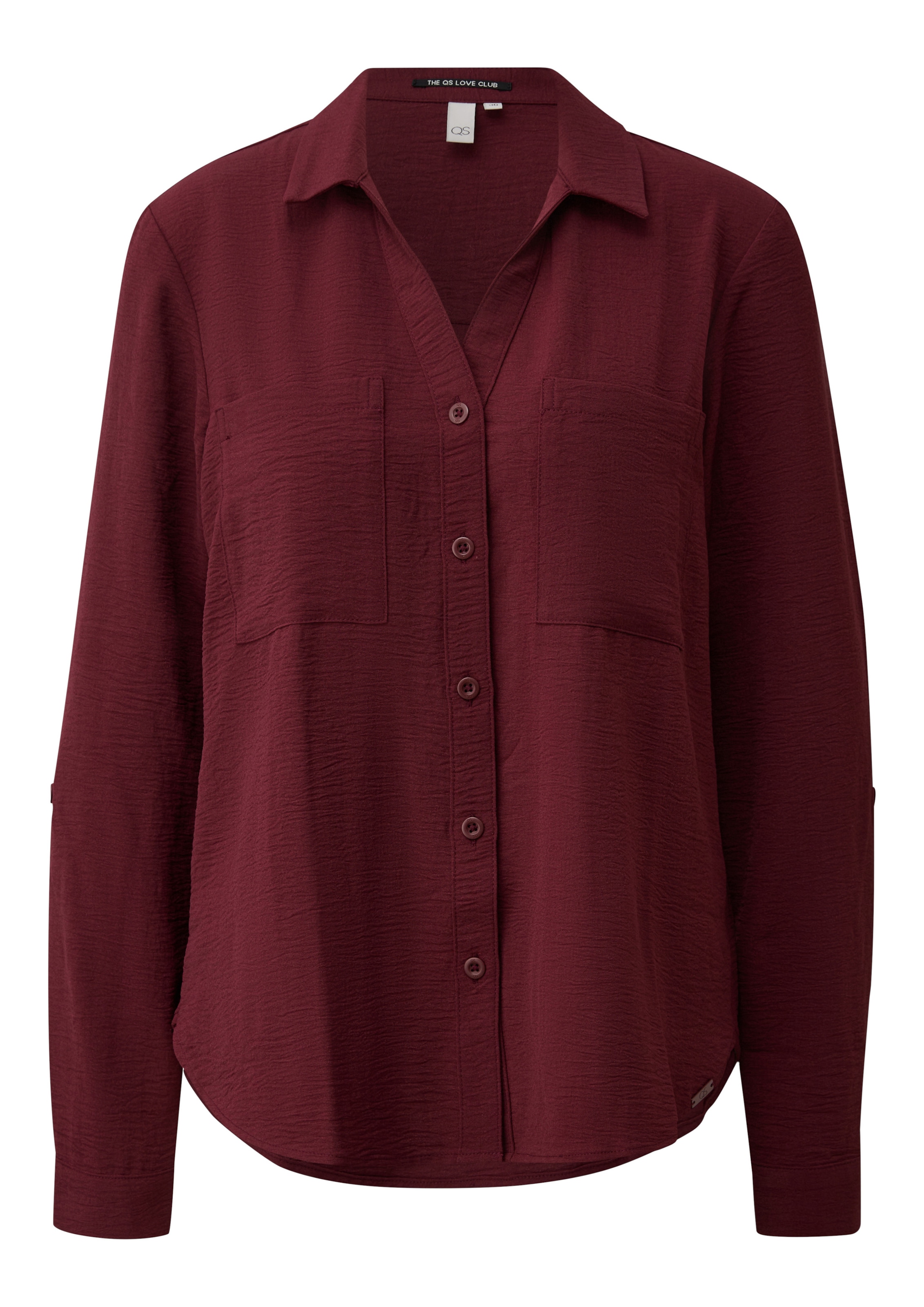 QS Bluse in Rot: Vorderseite