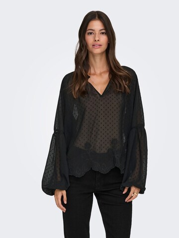 JDY Blouse 'JDYJESSIE' in Zwart: voorkant