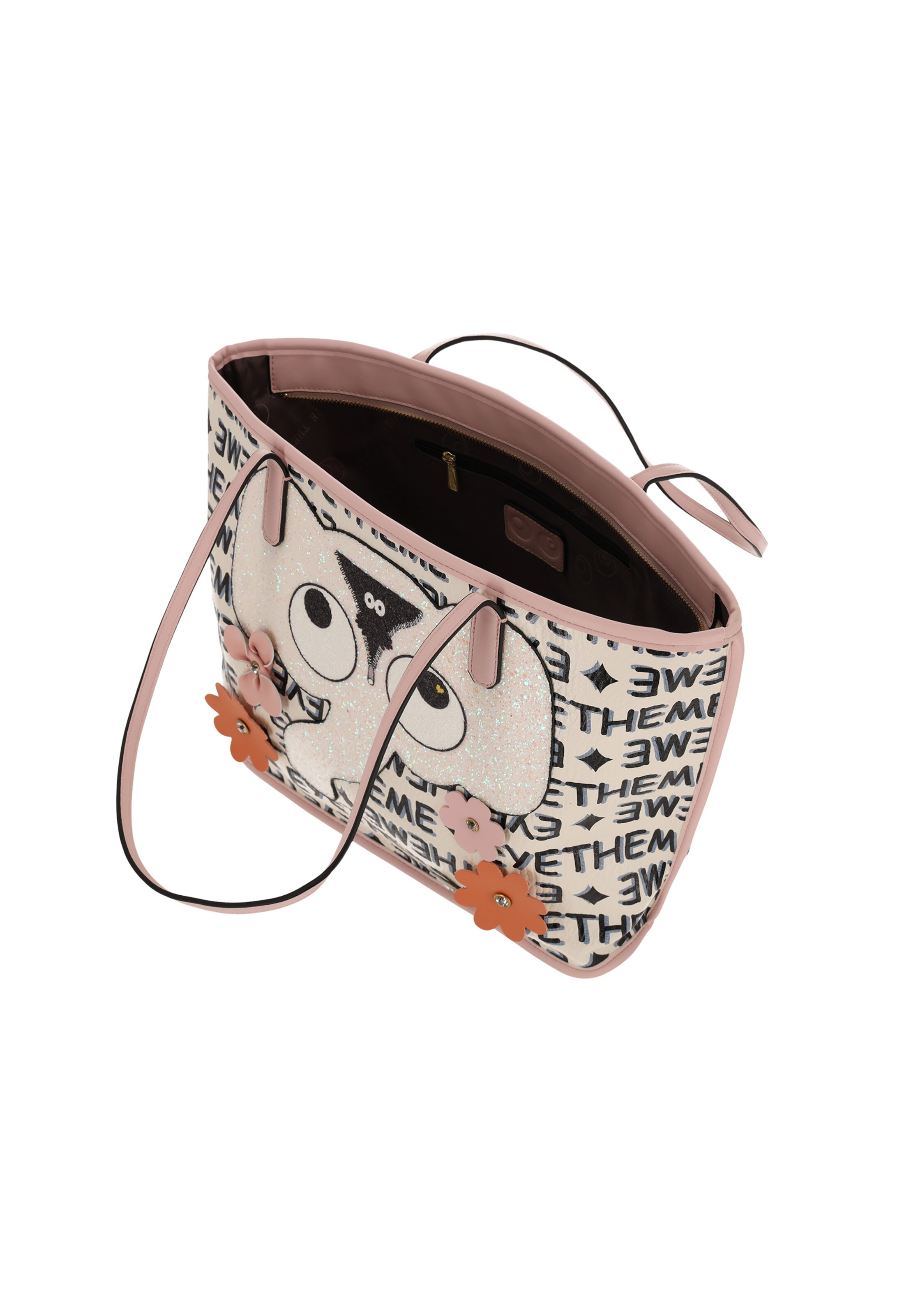 MYMO - Shopper 'Pop Eyetheme' em rosa