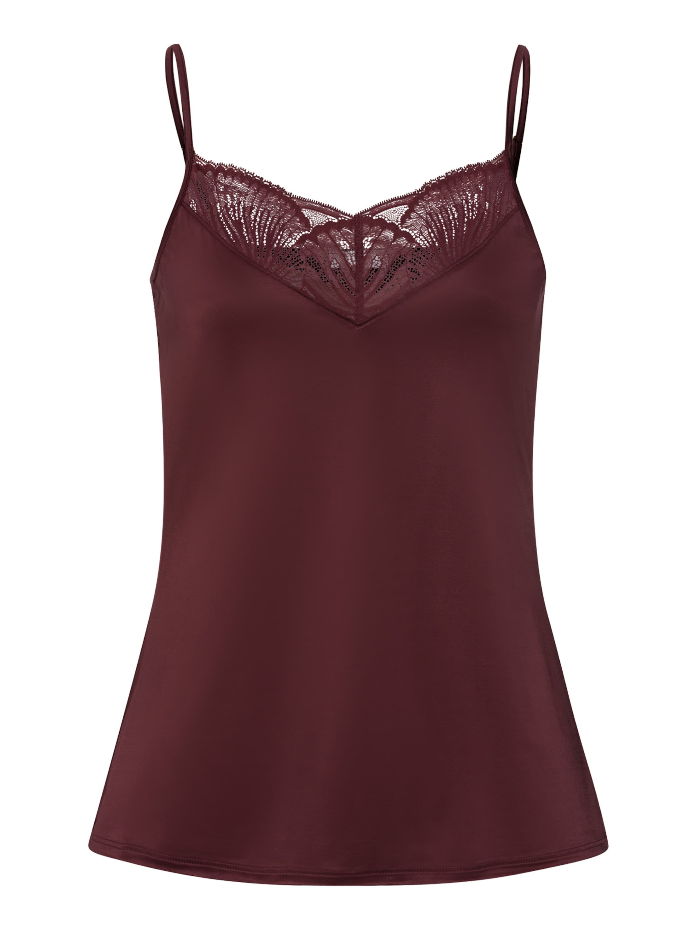 Chemise de nuit 'Lilith' Hanro en marron : devant