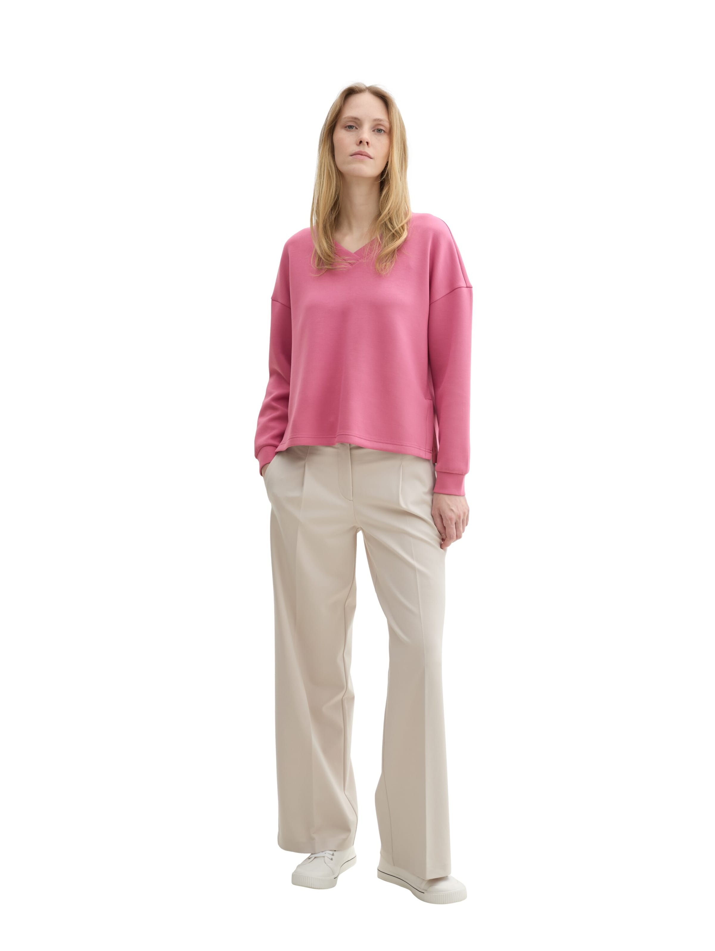 TOM TAILOR Sweatshirt in Pink