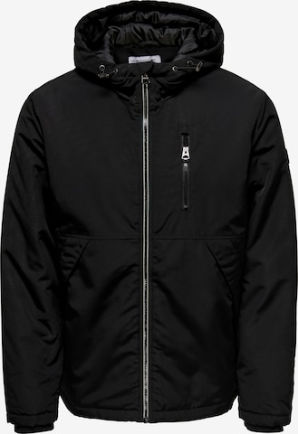Only & Sons - Chaqueta de entretiempo 'ONSJayden' en negro: frente