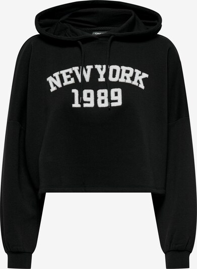 ONLY Sweatshirt 'TODDY' in Black / White, Item view